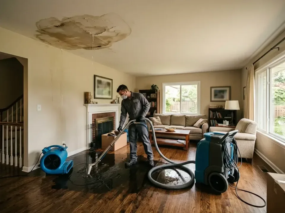 attic-pipe-burst-ceiling-drip-008 — frequently asked questions, Water Damage Restoration & Carpet Care in Deer Park, WA